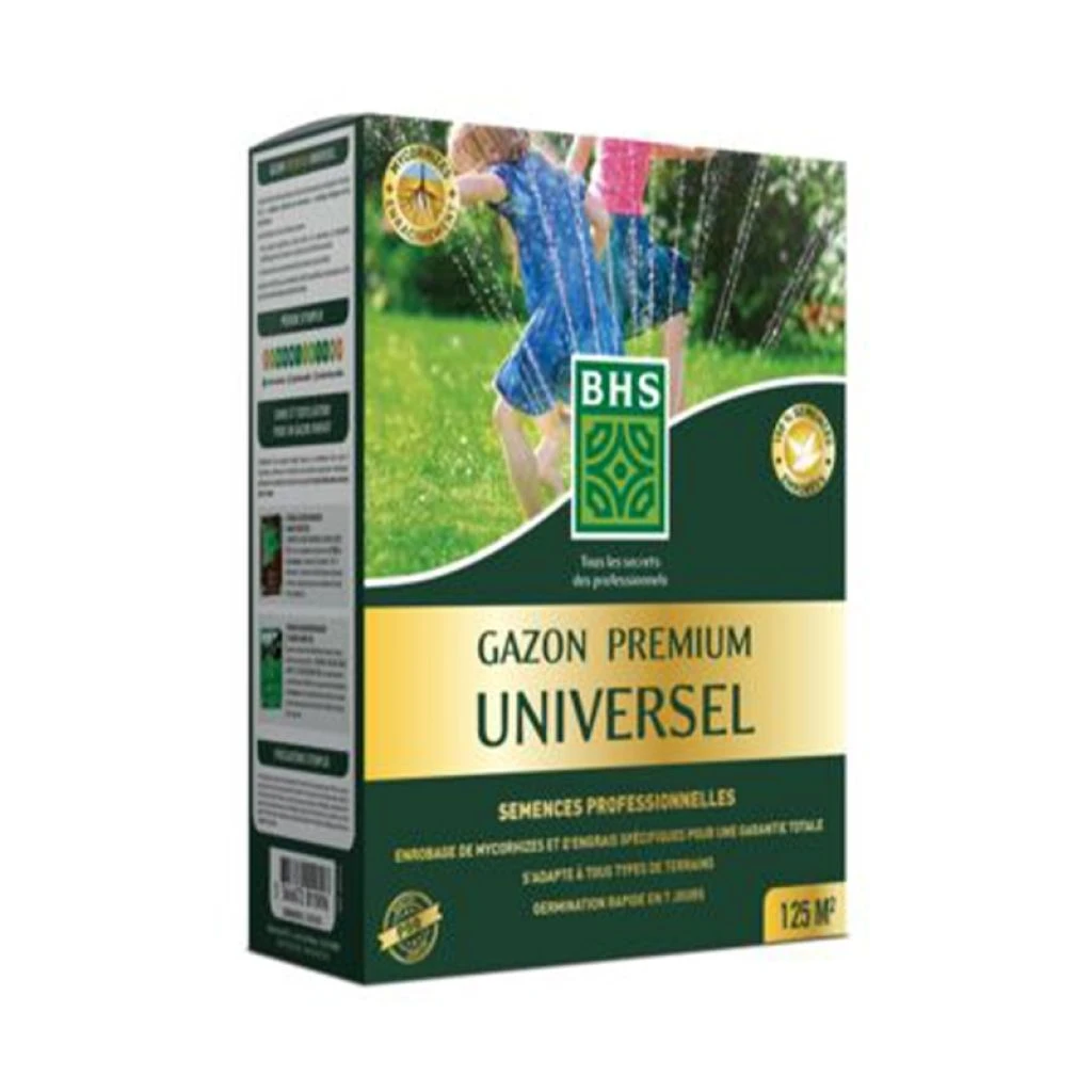 Gazon Premium Universel - Semences Enrobées - BHS 3 Gazon Premium Universel - Semences Enrobées - BHS
